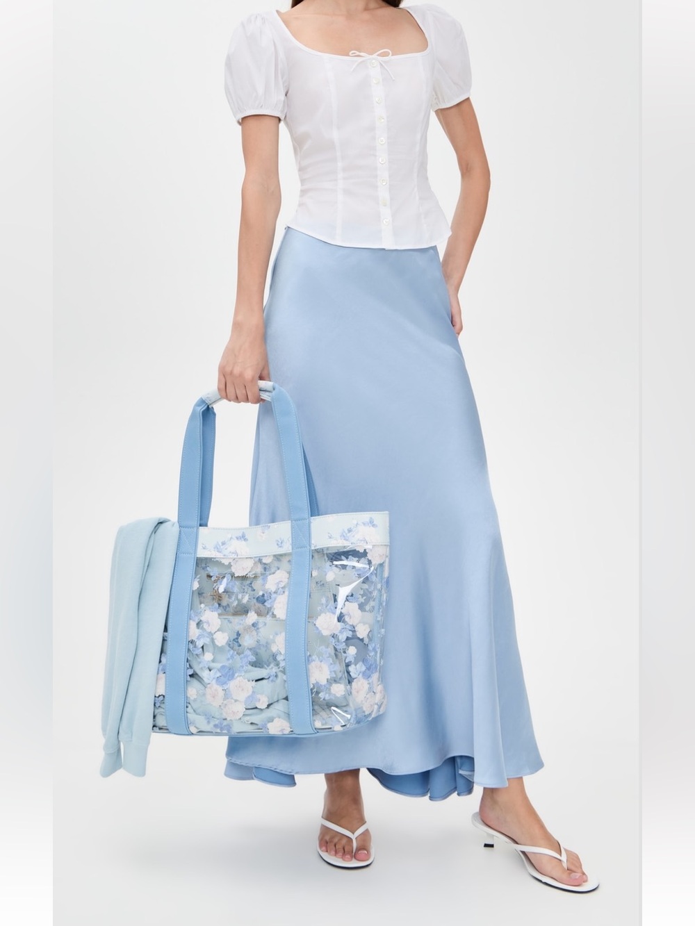 LOVESHACKFANCY TOTE BAG Favorite Fragrance Print